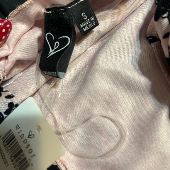 Windsor Pink and Black Floral Halter Top - Picture 4 of 4